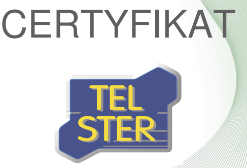 Certyfikat ISO 27001  Spółki TEL-STER