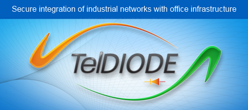 TelDIODE | Secure integration of industrial networks with office infrastructure