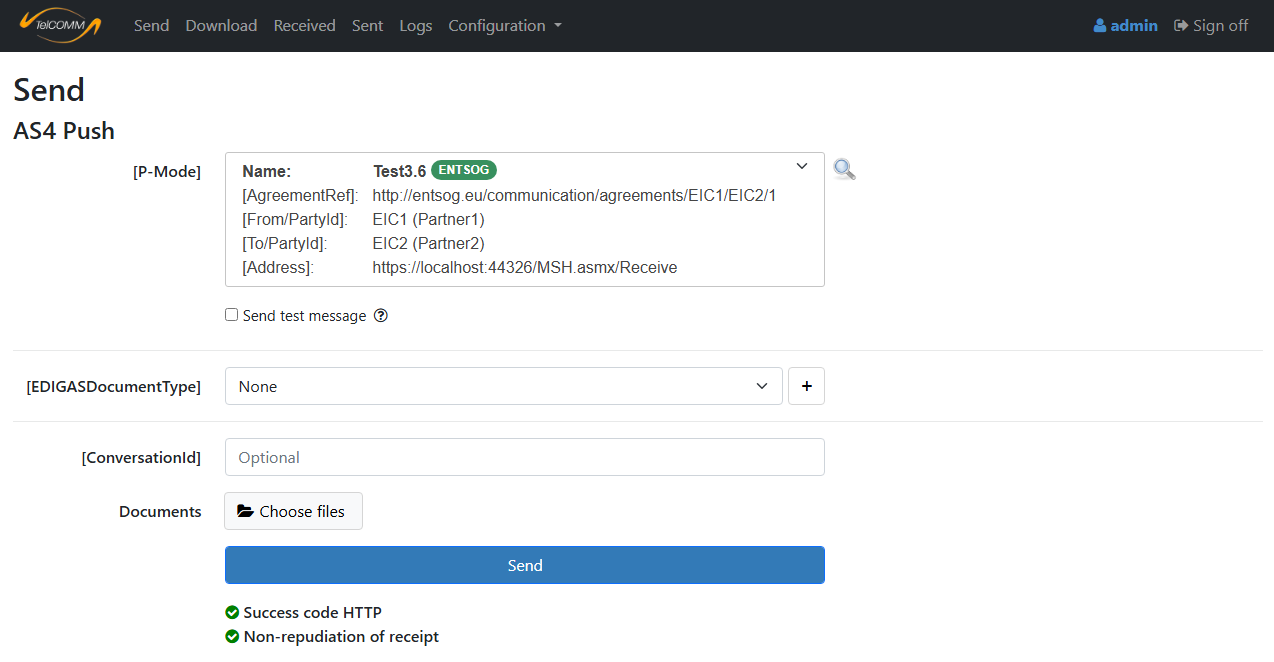 TEL-STER | TelCOMM | B2B | AS4 | EDIG@S | Figure 1 protokół AS4 | AS4 | B2B| Edigas | EDIG@S