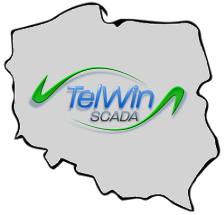 Mapa wdrożeń systemu TelWin SCADA